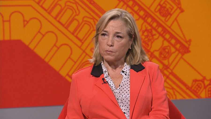 Joana Ortega al programa 'Aquí parlem'