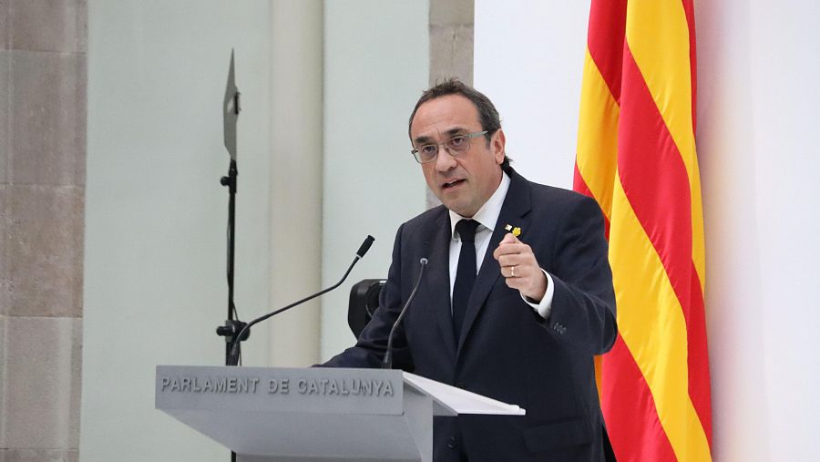 Josep Rull a l'acte inaugural de la Setmana de la Ciència