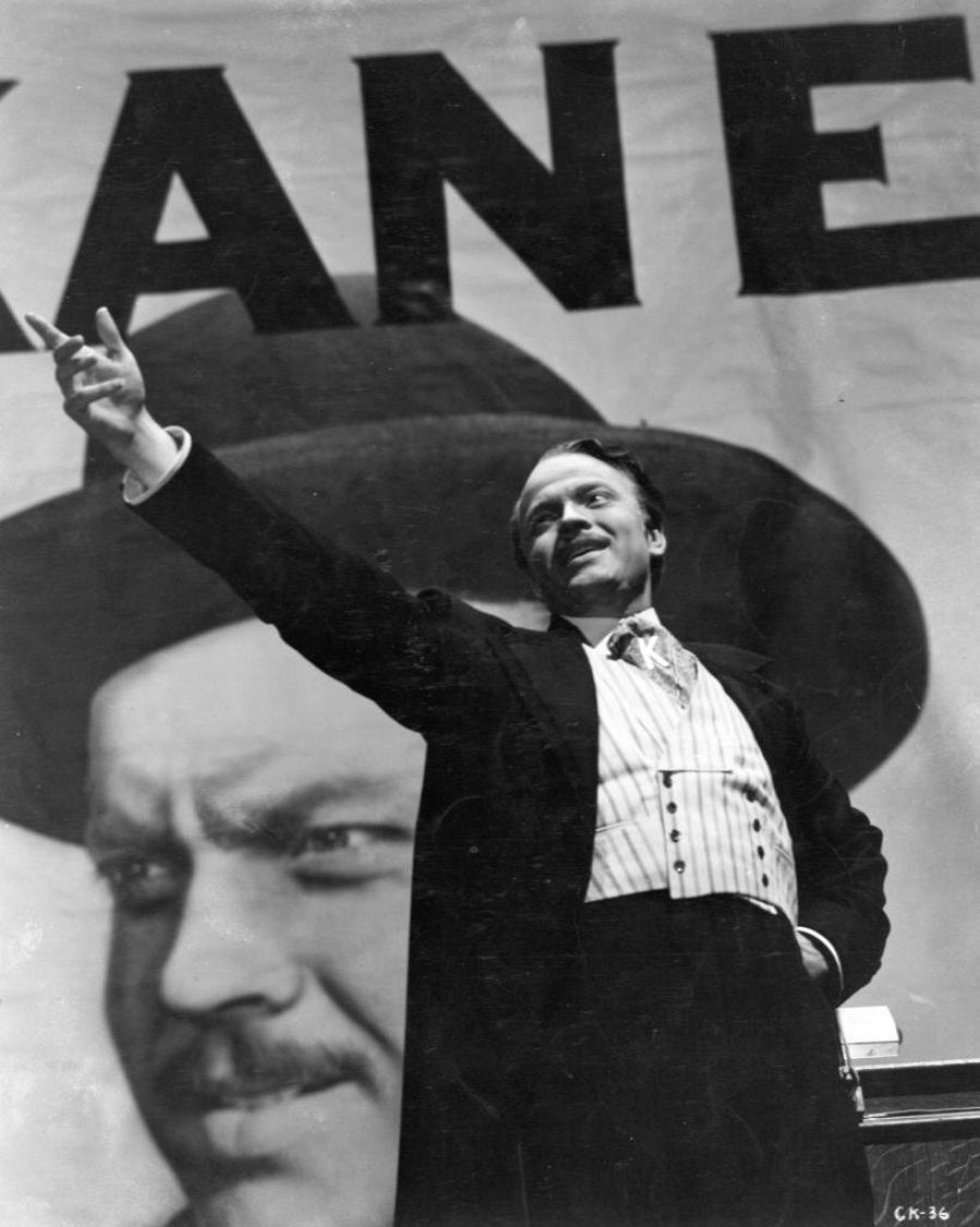 Orson Welles como Charles Foster Kane en una escena de 