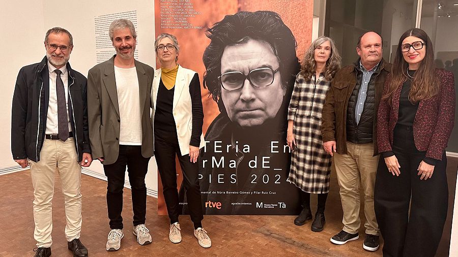 Preestreno del Imprescindibles sobre Antoni Tàpies ayer en Barcelona