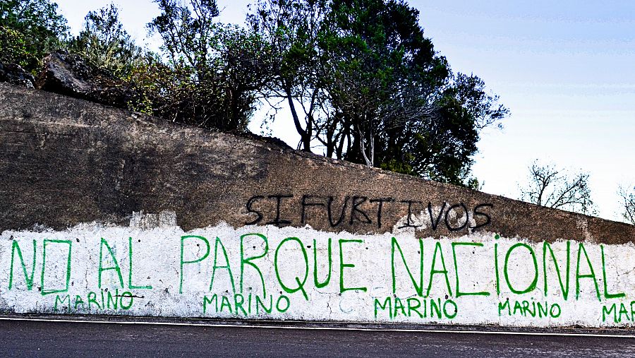 División en El Hierro ante el futuro Parque Nacional.