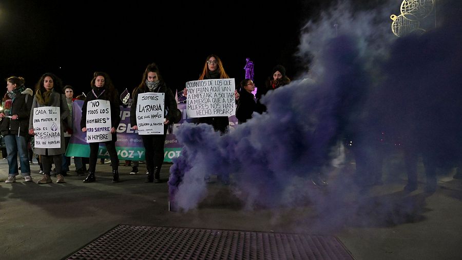 Manifestaciones 25N: León se viste de morado