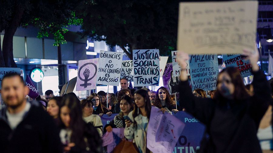 Manifestaciones 25N: La DANA se cuela en las reivindicaciones de Valencia