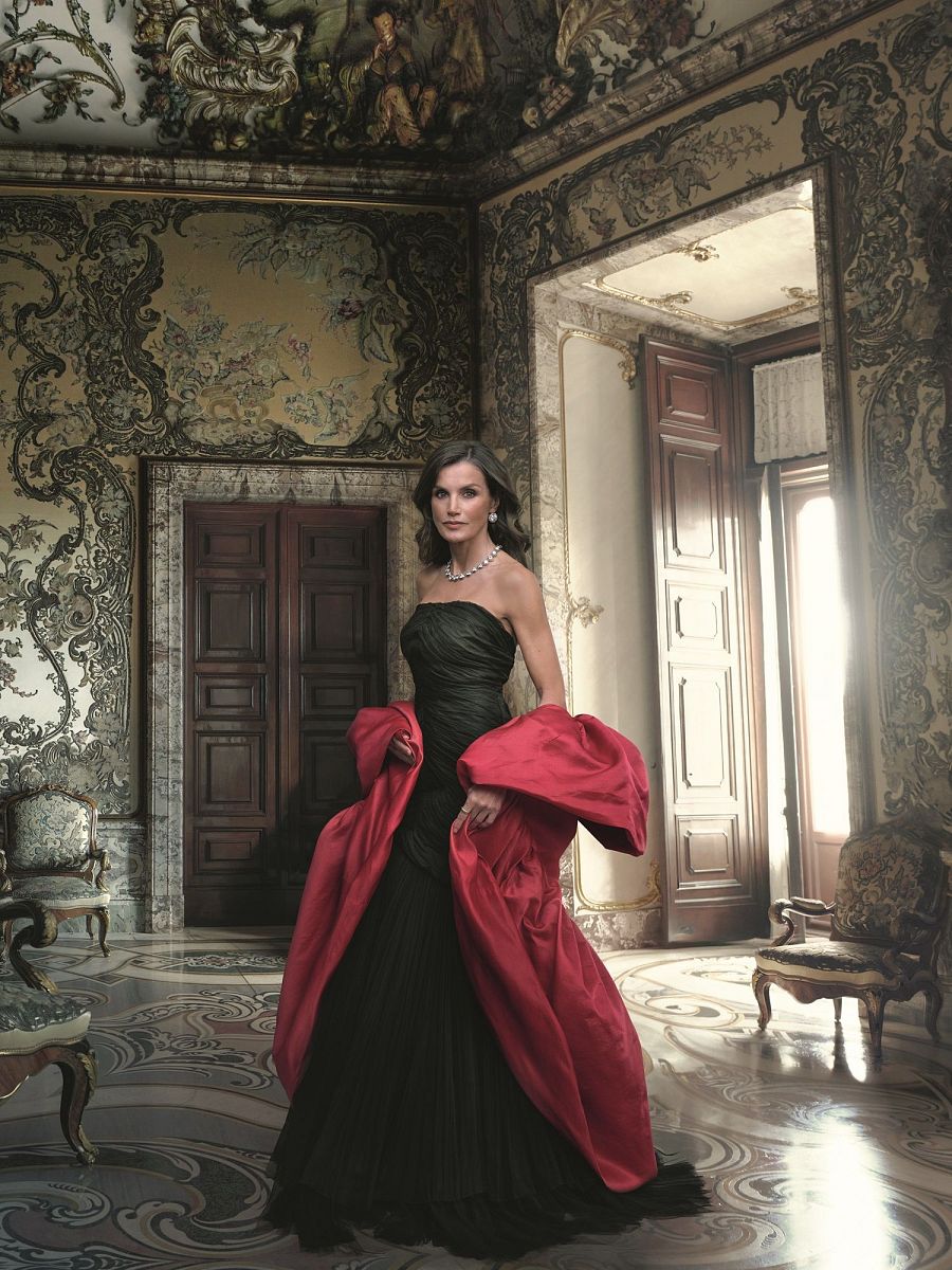 Imagen de la reina Letizia, retratada por Annie Leibovitz