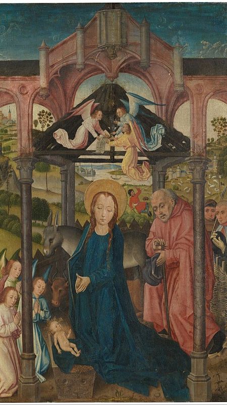 'La natividad', del Maestro de Sopetrán creada entorno al año 1470.