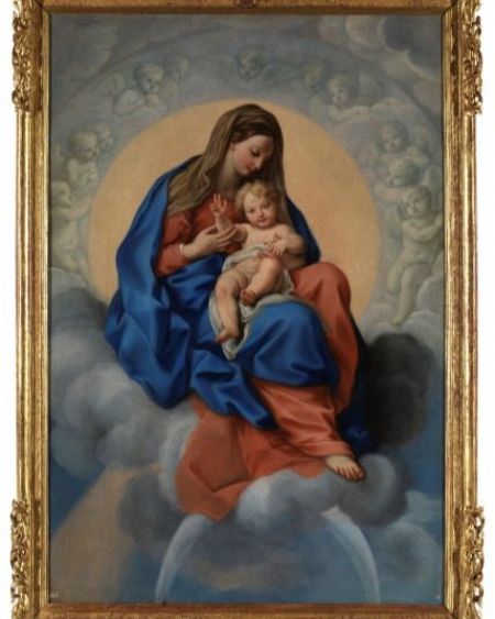 'La Virgen con el Niño en la Gloria', de Carlo Maratti.