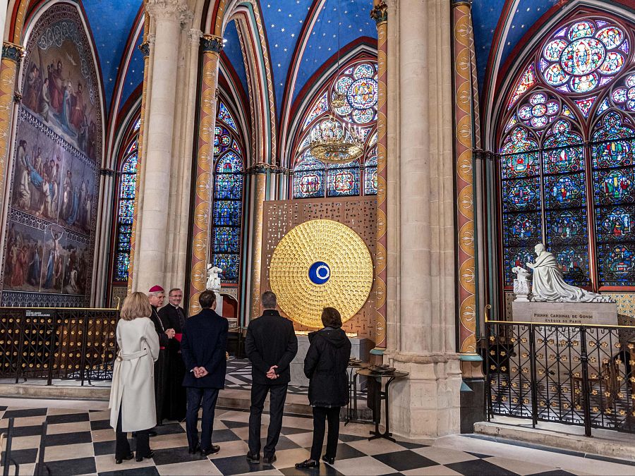 Macron visita Notre Dame