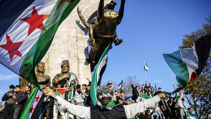 Celebración de la toma de Damasco en Estambul