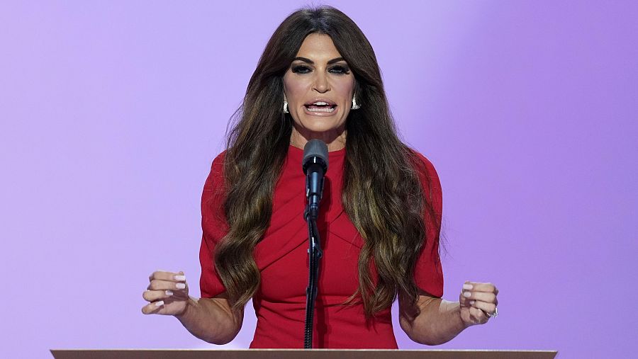 La expresentadora y exfiscal Kimberly Guilfoyle durante la Convencional Nacional Republicana