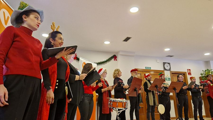 El Coro RTVE, durante el concierto especial