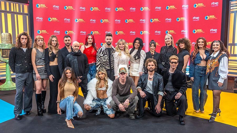 Los 16 participantes del Benidorm Fest 2025