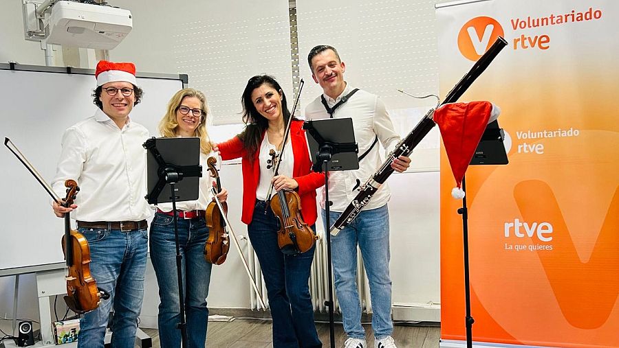Rubén Darío, Rocío León, María Abramova y Pedro Pérez
