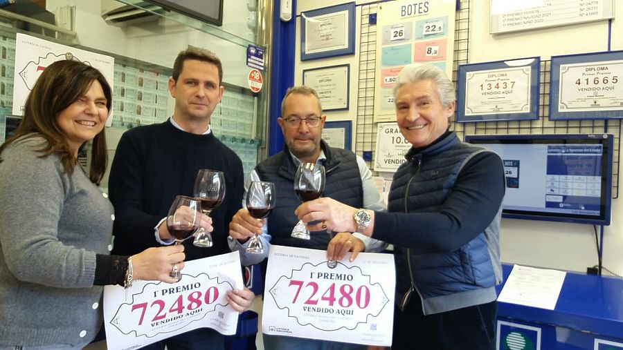 El Gordo de la Lotería se celebra con un vino de Rioja en la 