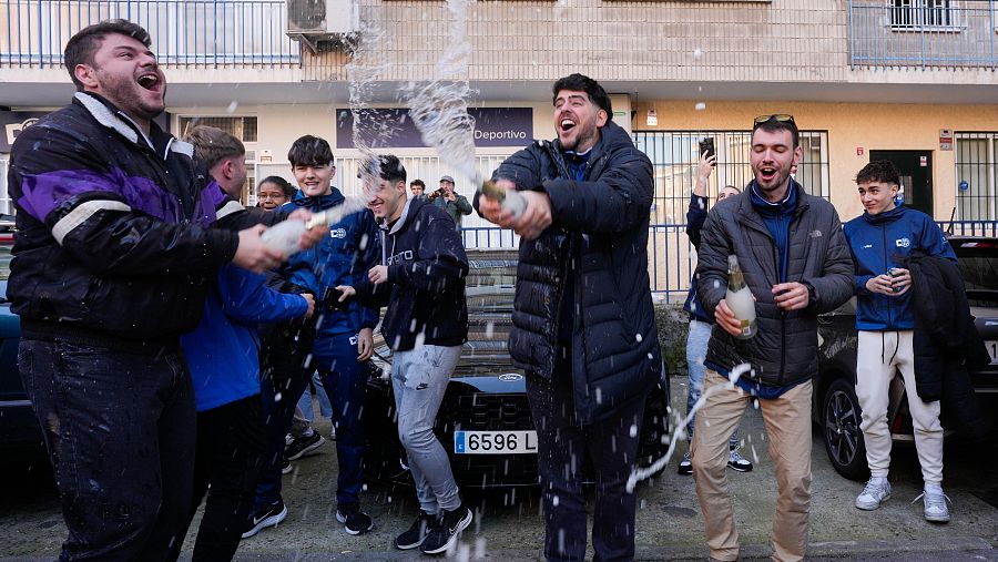 Club madrileño Distrito Olímpico, con la mitad del Gordo, comprado en Logroño