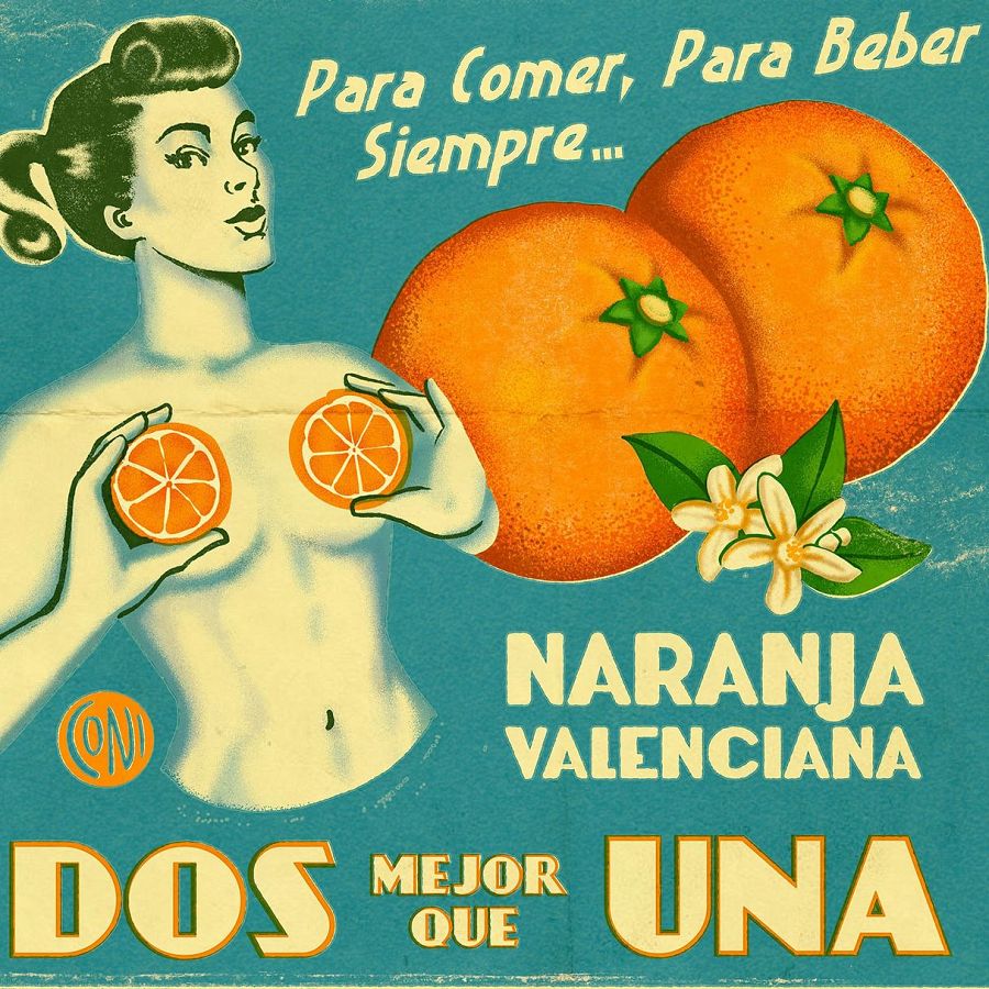 Naranja Valenciana, dos mejor que una (Coni Curi)