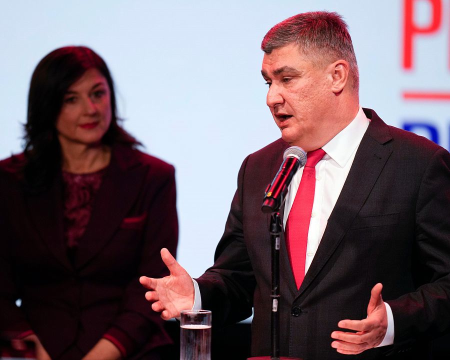 Zoran Milanović realiza las primeras declaraciones tras ganar la primera vuelta de las elecciones