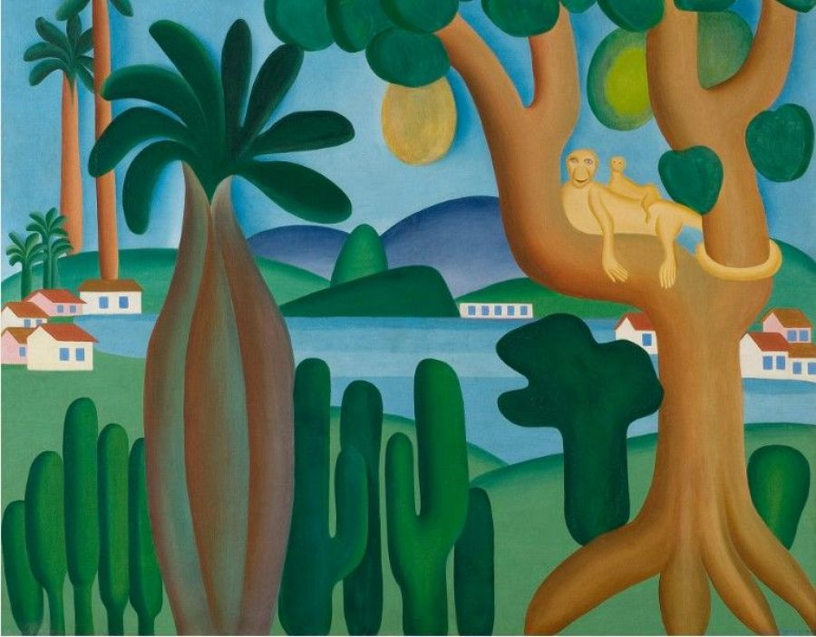 Tarsila do Amaral 'Tarjeta postal', 1929