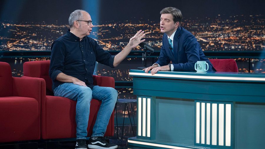 Pepe Colubi, en el sofá de 'Late Xou con Marc Giró'