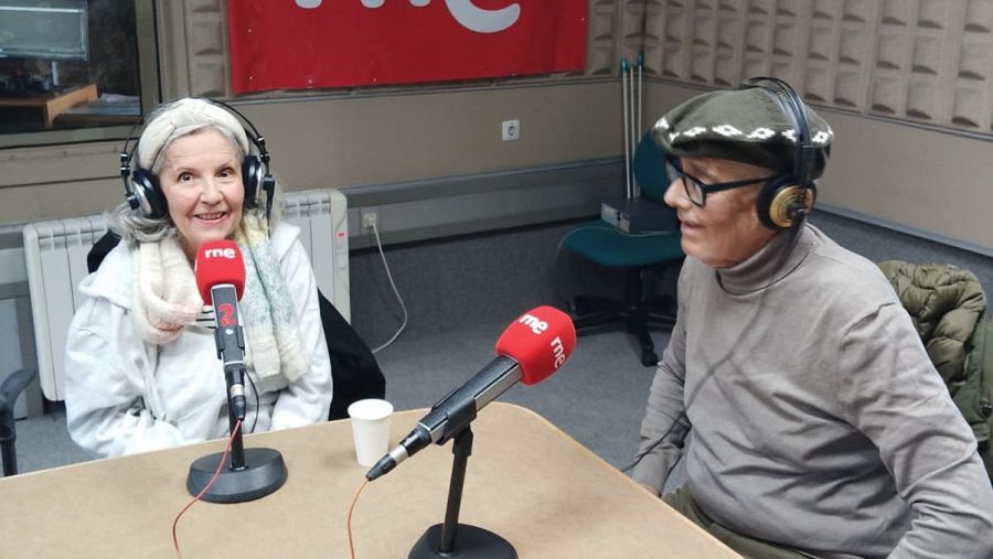 La diseñadora María Pernas junto a su marido, el también diseñador, ya jubilado Antonio Pernas