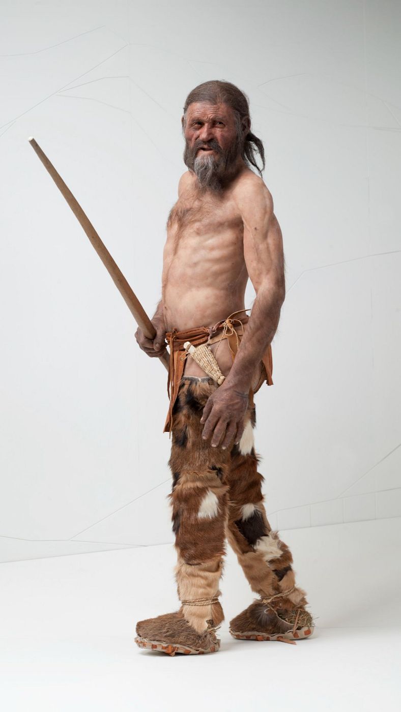 Reconstrucción de Ötzi por Alfons & Adrie Kennis