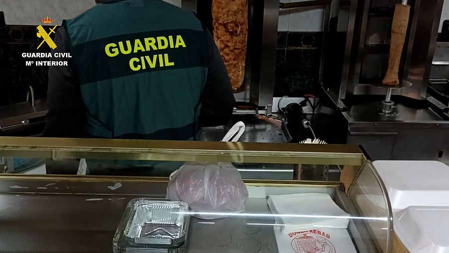 Restaurante utilizado como tapadera por la organización criminal