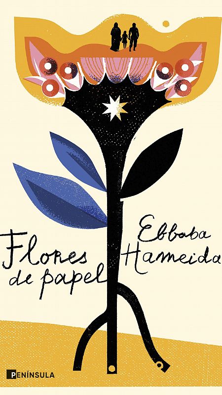 Portada de 'Flores de papel', de Ebbaba Hameida.