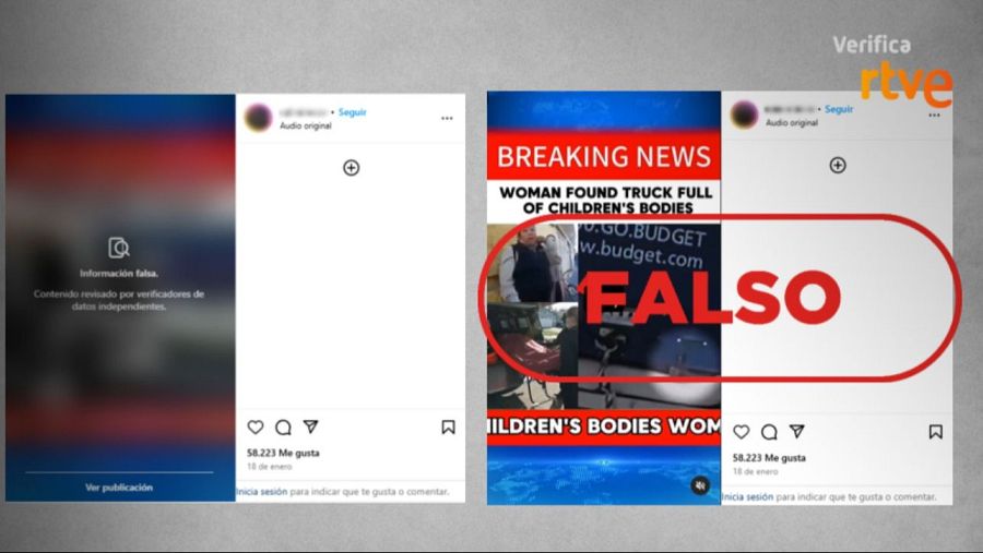 El vídeo de redes etiquetado como 