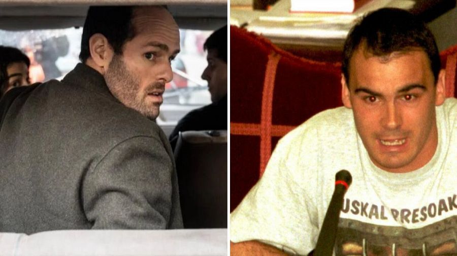 Daniel Anido en 'La inflitrada' y el terrorista Sergio Polo.