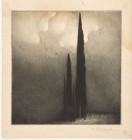 Aguafuerte de Eduardo Navarro