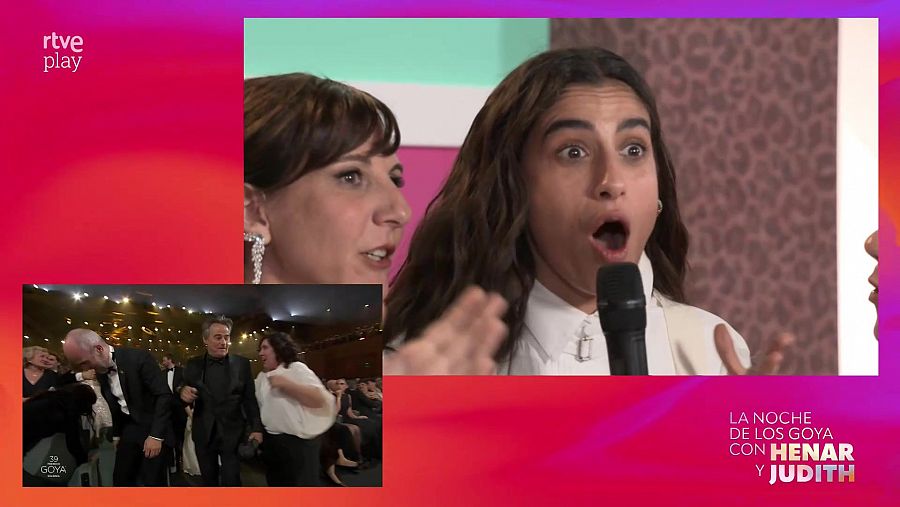 El momento en el que Carolina Yuste se entera de que 'La infiltrada' gana a Mejor Película en los Goya