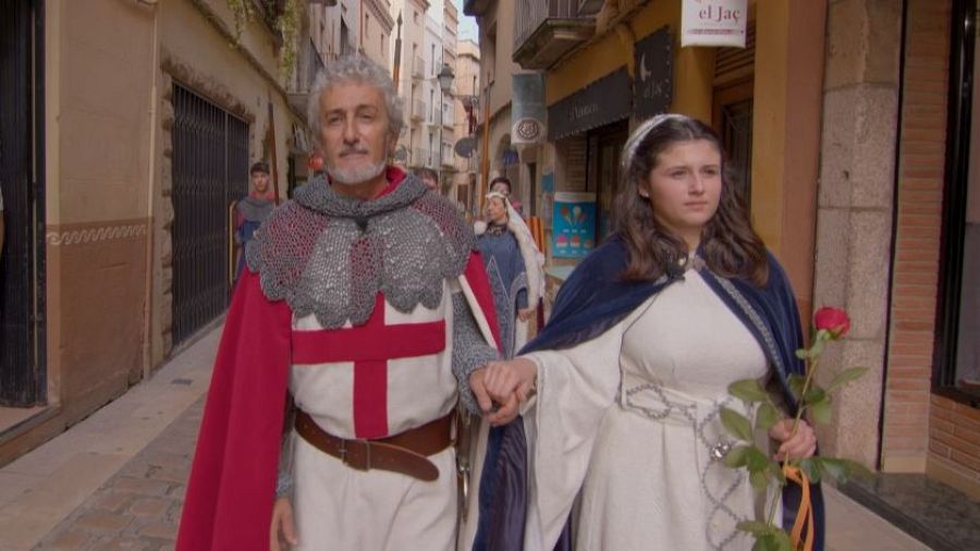 La recreació històrica més antiga de Catalunya es fa a Montblanc per Sant Jordi