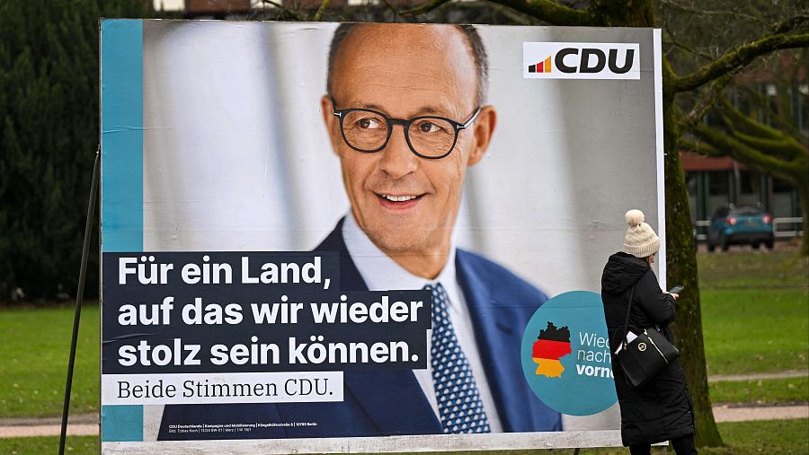 Friedrich Merz, candidato de la CDU en las elecciones alemanas