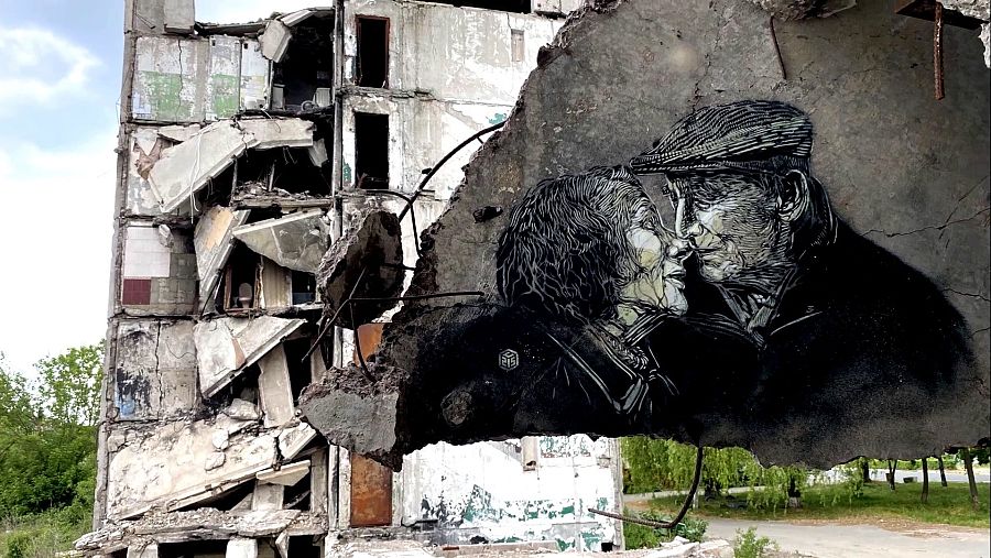 Borodyanka intenta superar el dolor a través del arte