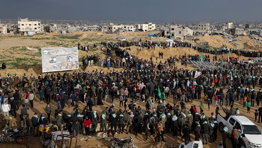 Gaza: Hamás entrega los cadáveres de cuatro rehenes a Israel