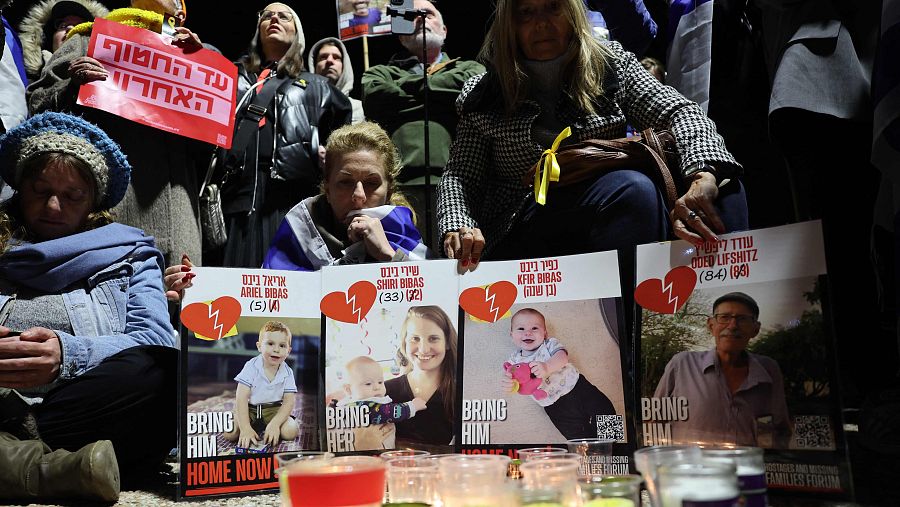 Miles de personas piden el regreso de todos los rehenes en Tel Aviv