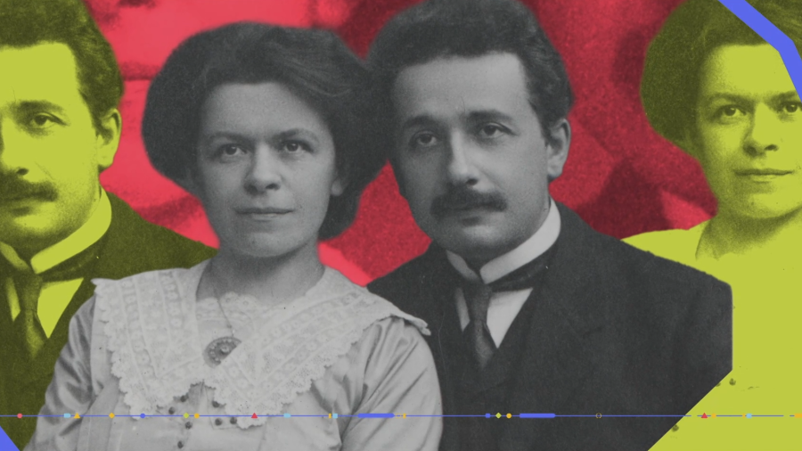 Milena Maric y Albert Einstein durante su matrimonio