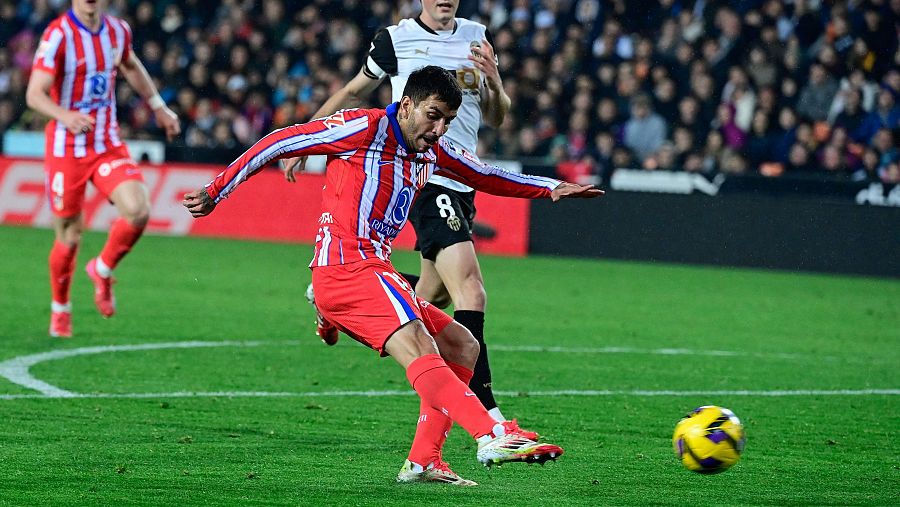 Correa fue el autor del tercer gol rojiblanco.