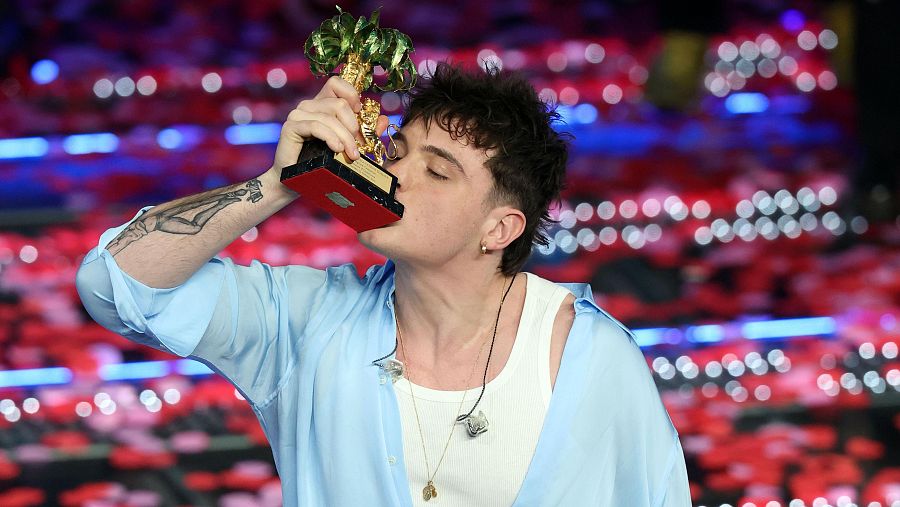 Sanremo 2025: Olly gana el festival y levanta el León de Oro