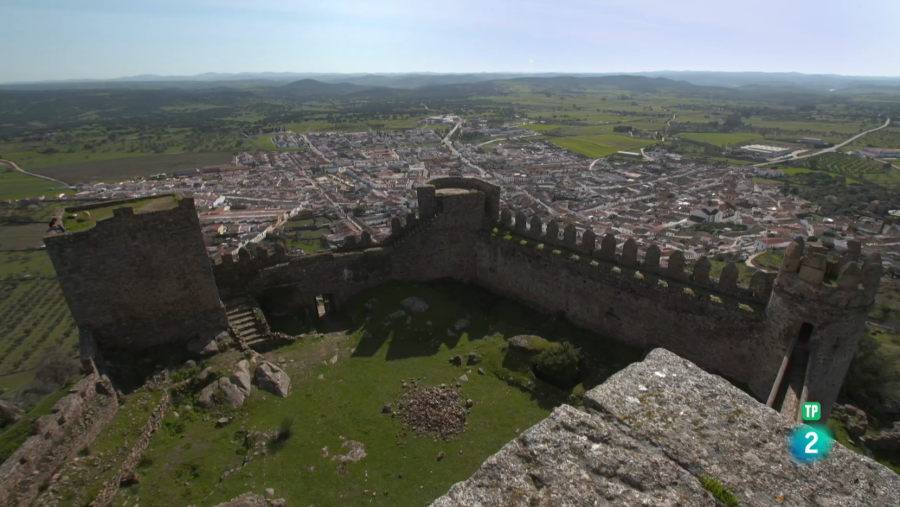 Vista des del castell de Burguillos del Cerro