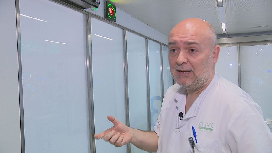 El Cap Secció Àrea Vigilància Intensiva Hospital Clínic Barcelona, Pedro Castro