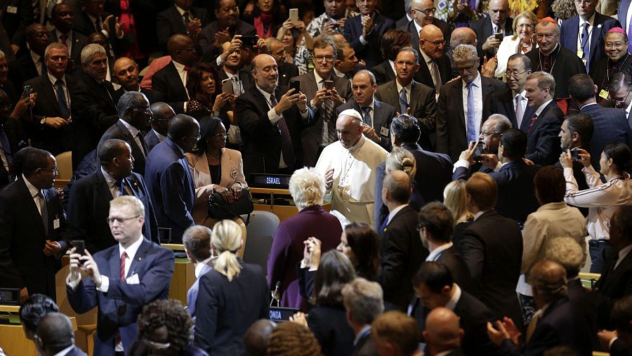 El papa en la ONU