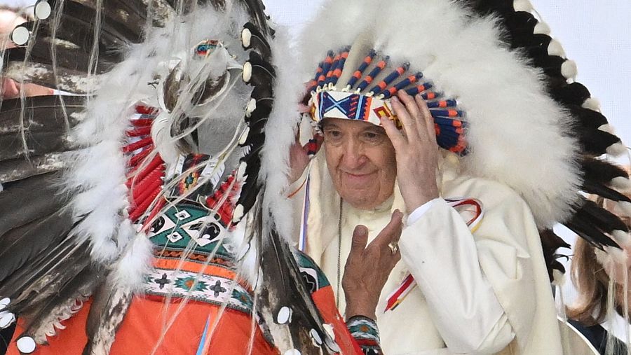 El papa Francisco en Canadá