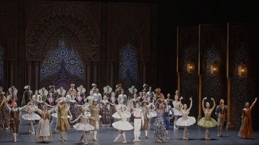 Saludo final tras el ballet de Don Quijote, en el Staatsballet de Berlín
