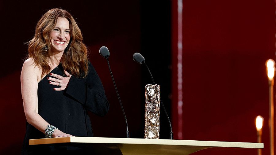Premios César 2025: Julia Roberts recibe el premio de honor a su carrera