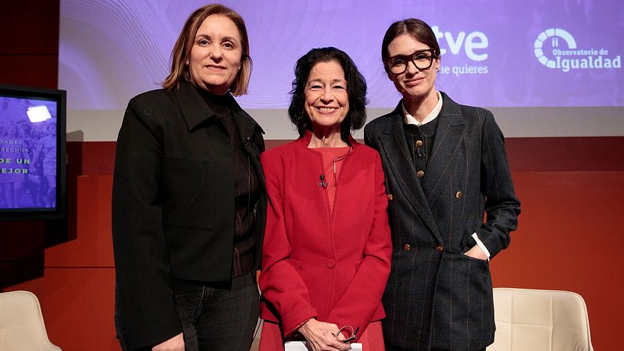 Marta Velasco, Mercedes de Pablos y Paz Vega