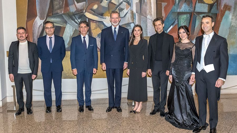 Sergio Calderón, Alfonso Morales, Manuel Ventero, los Reyes  Christoph König, Leonor Bonilla y Damián del Castillo