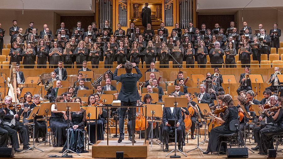 Un momento del concierto