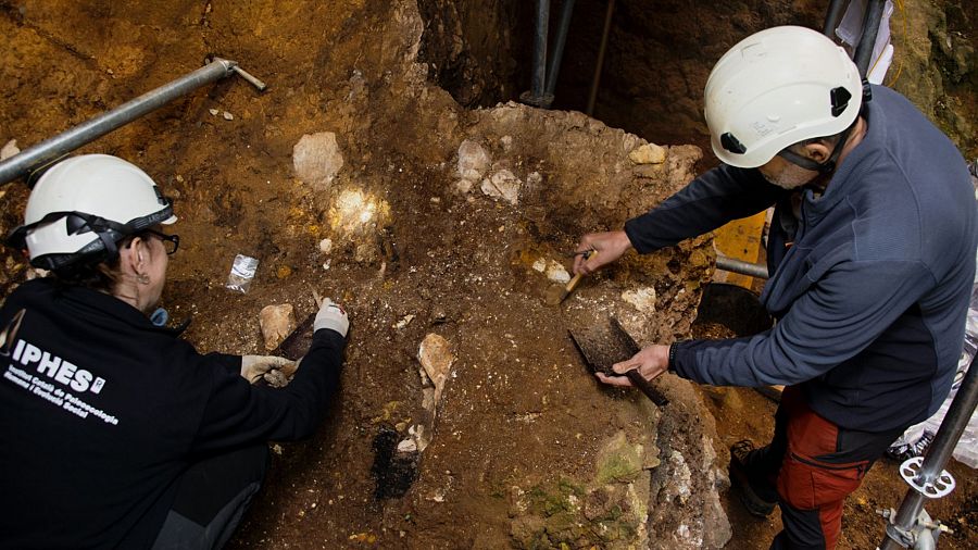 Excavación en la Sima del Elefante de Atapuerca