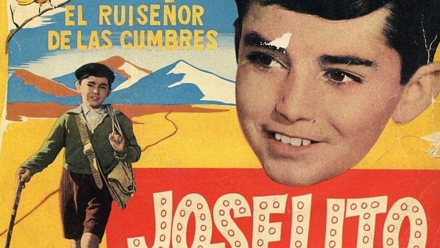 Cartel promocional con imagen de Joselito sonriendo y otra más pequeña de él caminando en montaña.  Título: 