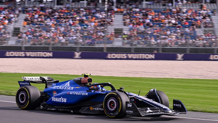 Carlos Sainz a bordo de su Williams.